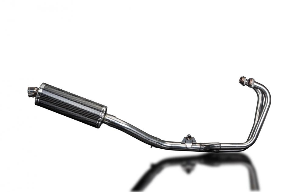 HONDA CBF500-A-ABS 2004-2008 Echappement 2-1 Complet 350mm Ovale Carbone