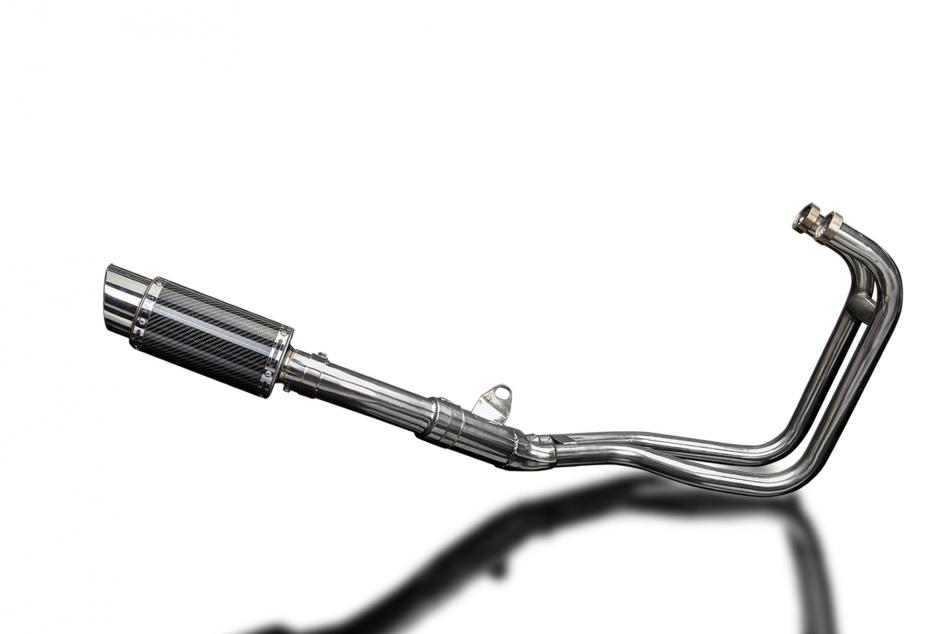 KAWASAKI ER5 1996-2007 Echappement 2-1 Complet 200mm Rond Carbone PISTE