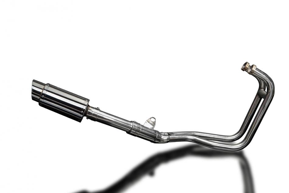 KAWASAKI ER5 1996-07 Echappement 2-1 Complet silencieux 200mm Rond Inox PISTE