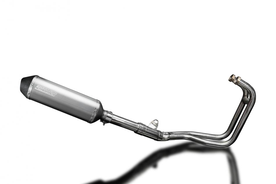 Kawasaki ER5 1996-2007 Echappement Complet 2-1 Silencieux 343mm X-Ovale Titane