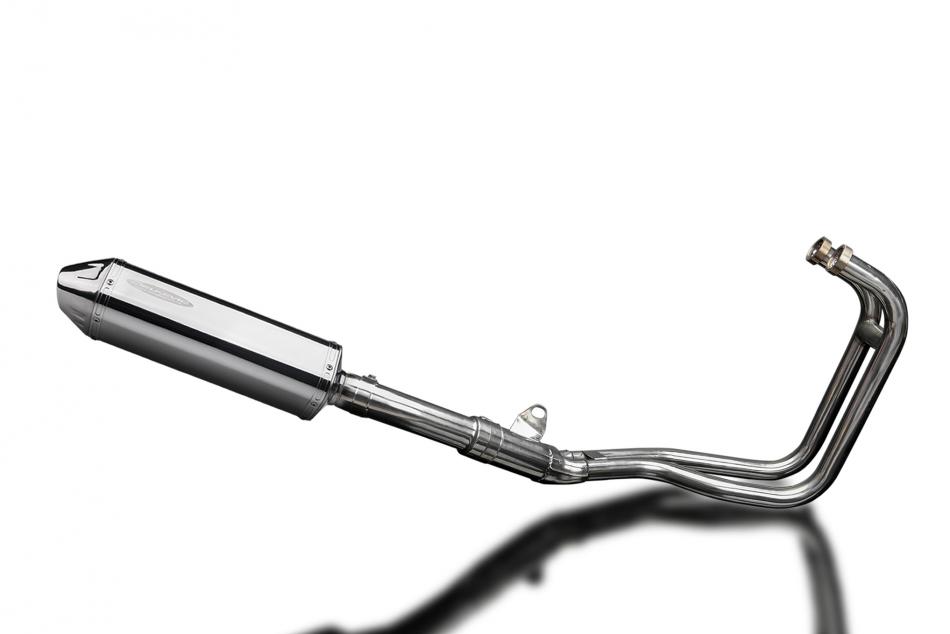 KAWASAKI ER5 1996-2007 Echappement 2-1 Complet silencieux 320mm Tri-Ovale Inox
