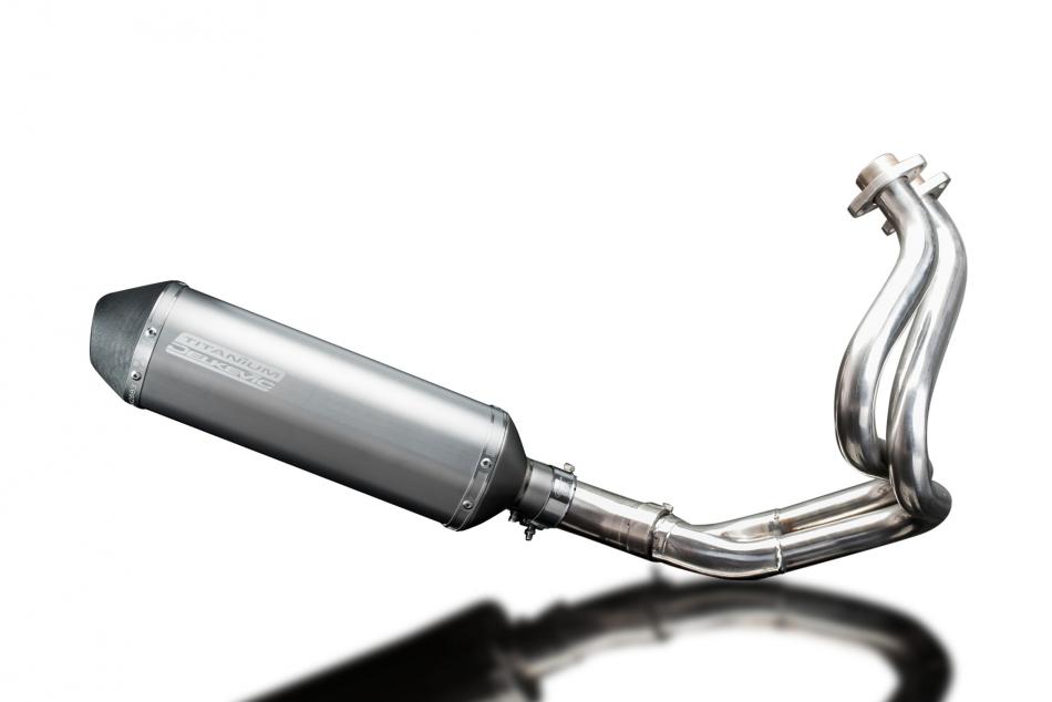 KAWASAKI ER6N ER6F 2012-2016 Echappement Complet 2-1 Pot 343mm X-Ovale Titane