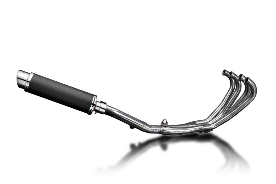 HONDA CBR600F 1987-1990 Echappement Complet 4-1 Silencieux 350mm Rond Carbone