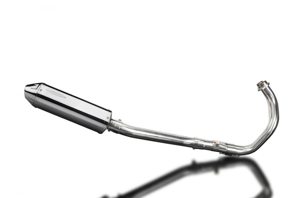 YAMAHA MT07 2014-2021 Echappement Complet 2-1 Silencieux 320mm Tri-Ovale Inox