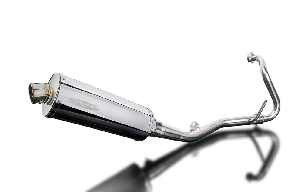 YAMAHA YZF-R125 2008-2013 Echappement Complet DECAT 350mm Ovale Inox