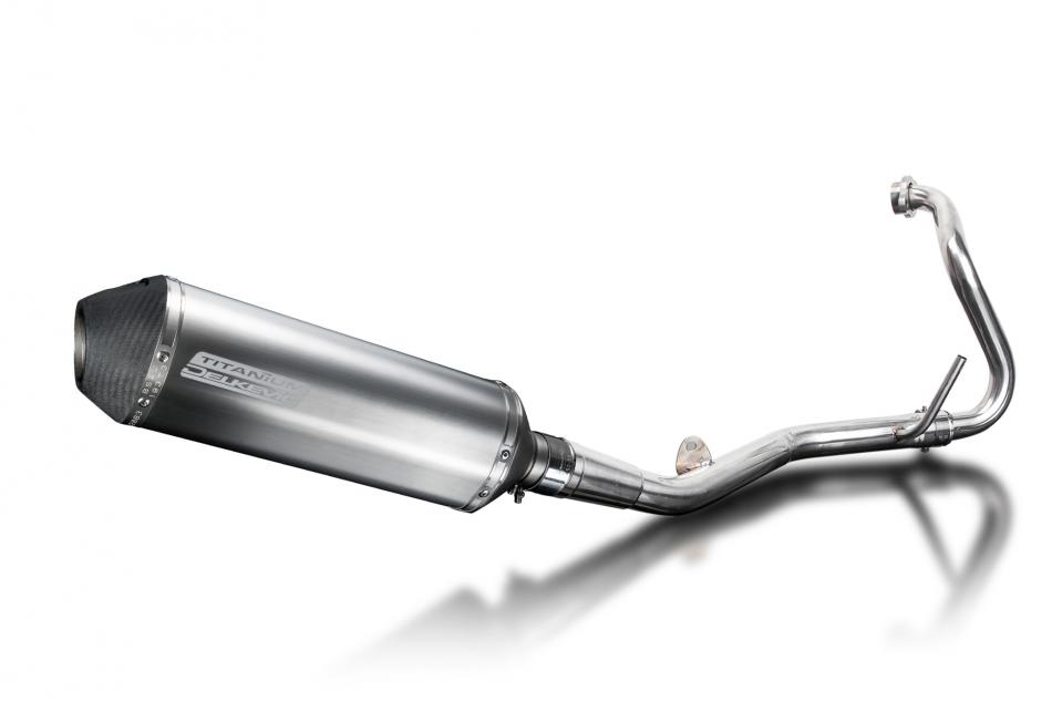 Yamaha YZF-R125 2008-2013 Echappement Complet Silencieux 343mm X-Ovale Titane