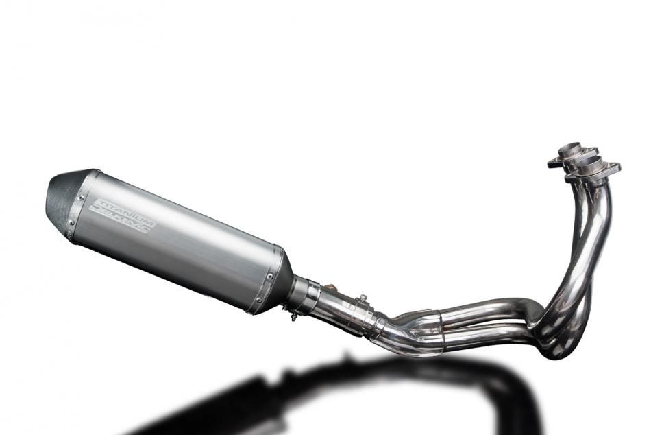 KAWASAKI ER6N ER6F 2006-2011 Echappement Complet 2-1 Pot 343mm X-Ovale Titane