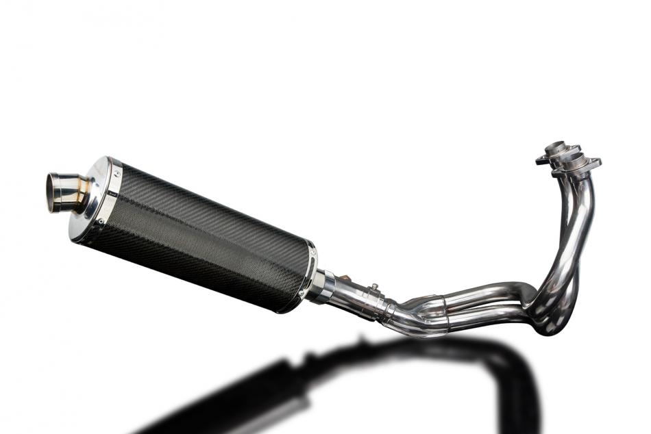 KAWASAKI ER6N ER6F 2006-2011 Echappement 2-1 Complet 350mm Ovale Carbone