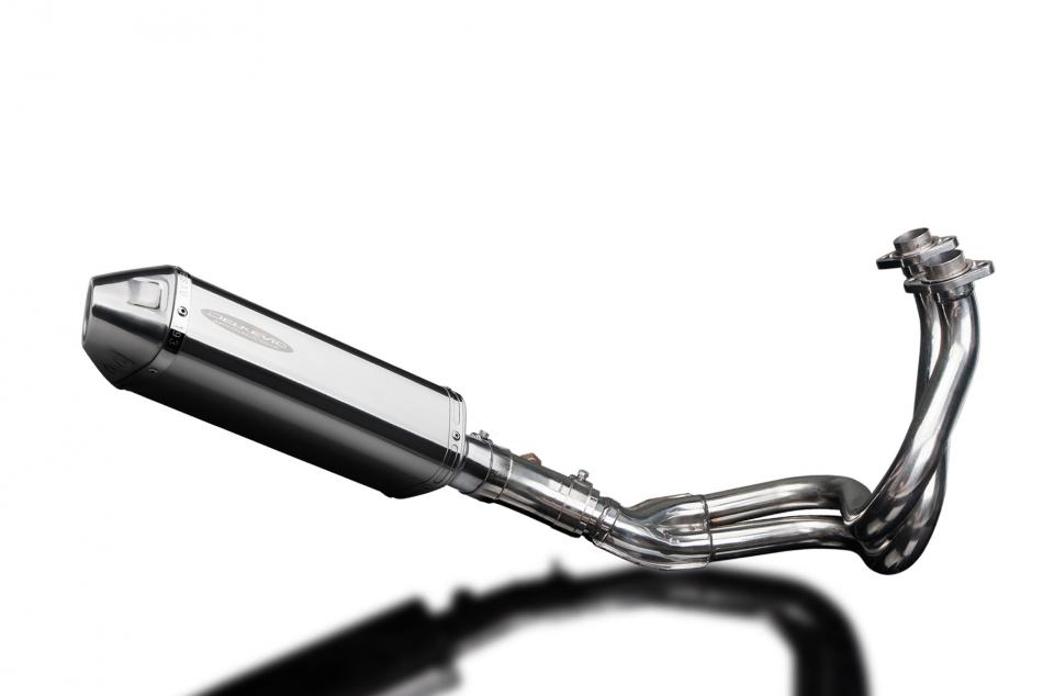 KAWASAKI ER6N ER6F 2006-2011 Echappement Complet 2-1 Pot 320mm Tri-Ovale Inox