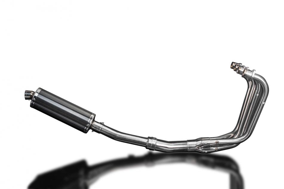 KAWASAKI ZR7S 1999-2004 Echappement 4-1 Complet 350mm Ovale Carbone