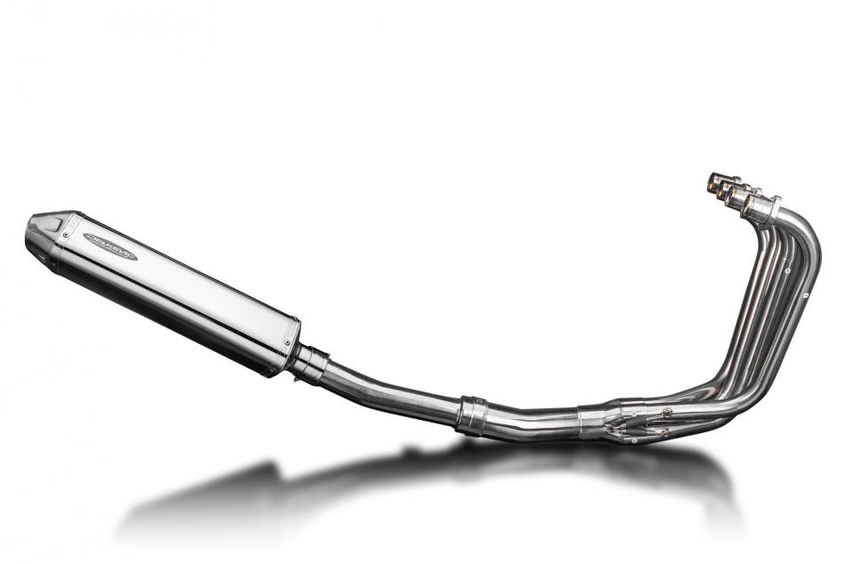 Kawasaki ZR7S ZR7 94-04 Echappement Complet 4-1 Silencieux 420mm Tri-Ovale Inox