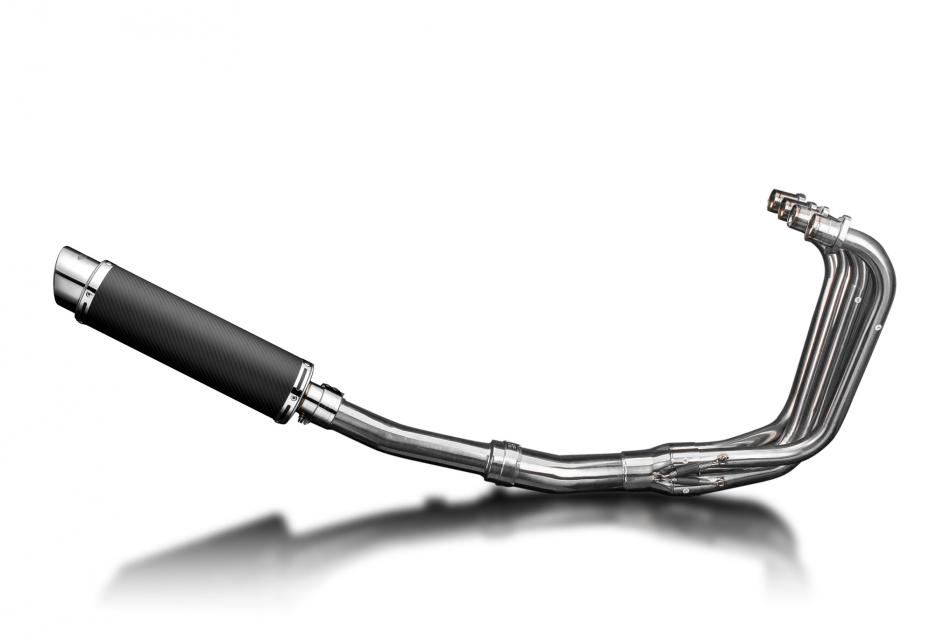 KAWASAKI ZR7S 1999-2004 Echappement Complet 4-1 Silencieux 350mm Rond Carbone