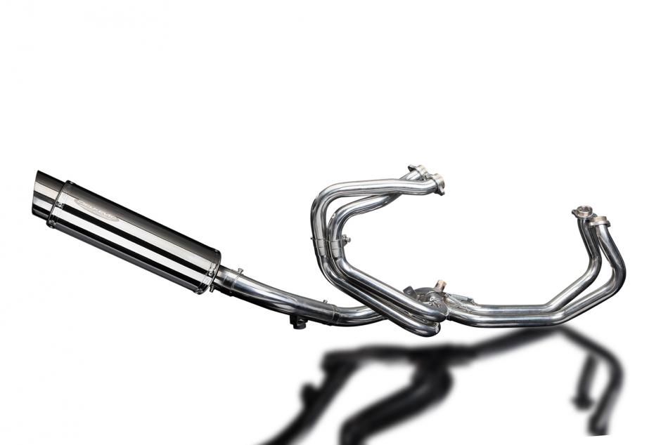 HONDA VFR800Fi 1998-2001 Echappement Complet DECAT Silencieux 350mm Rond Inox