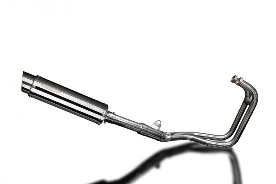 KAWASAKI ER5 1996-2007 Echappement Complet 2-1 Silencieux 350mm Rond Inox