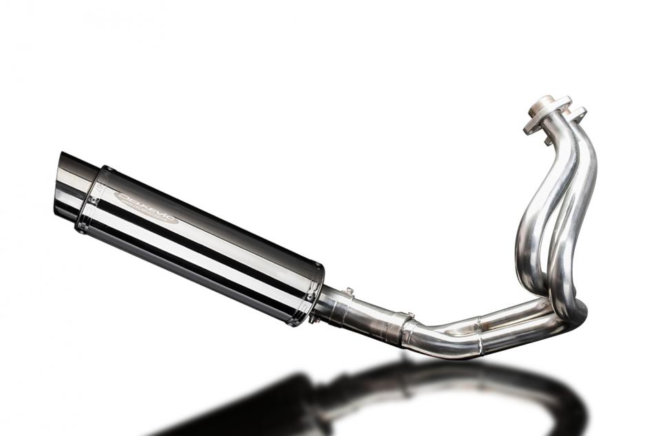 KAWASAKI ER6N ER6F 2012-2016 Echappement Complet 2-1 Silencieux 350mm Rond Inox