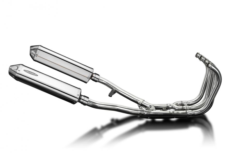 Suzuki GSX1400 2001-2004 Echappement Complet 4-2 Silencieux 420mm Tri-Ovale Inox