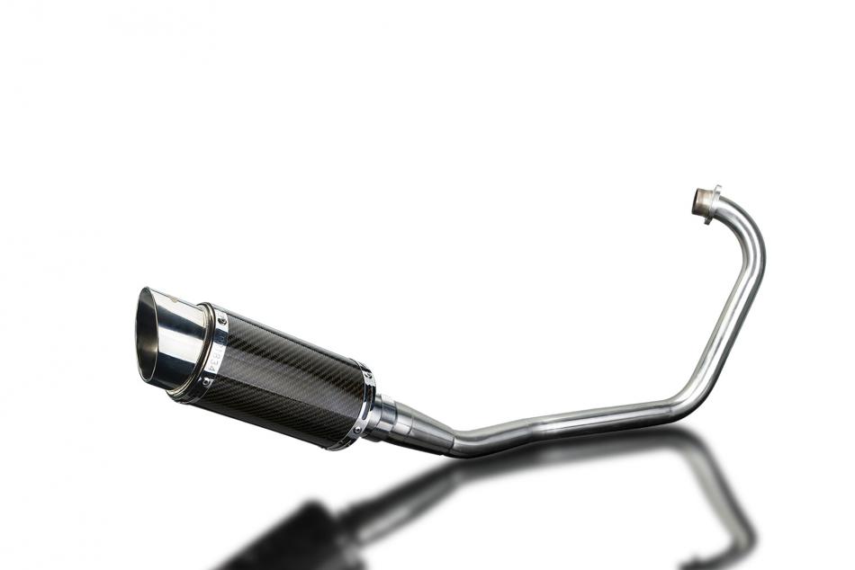 HONDA CBF125 2008-2015 Echappement Complet 200mm Rond Carbone PISTE
