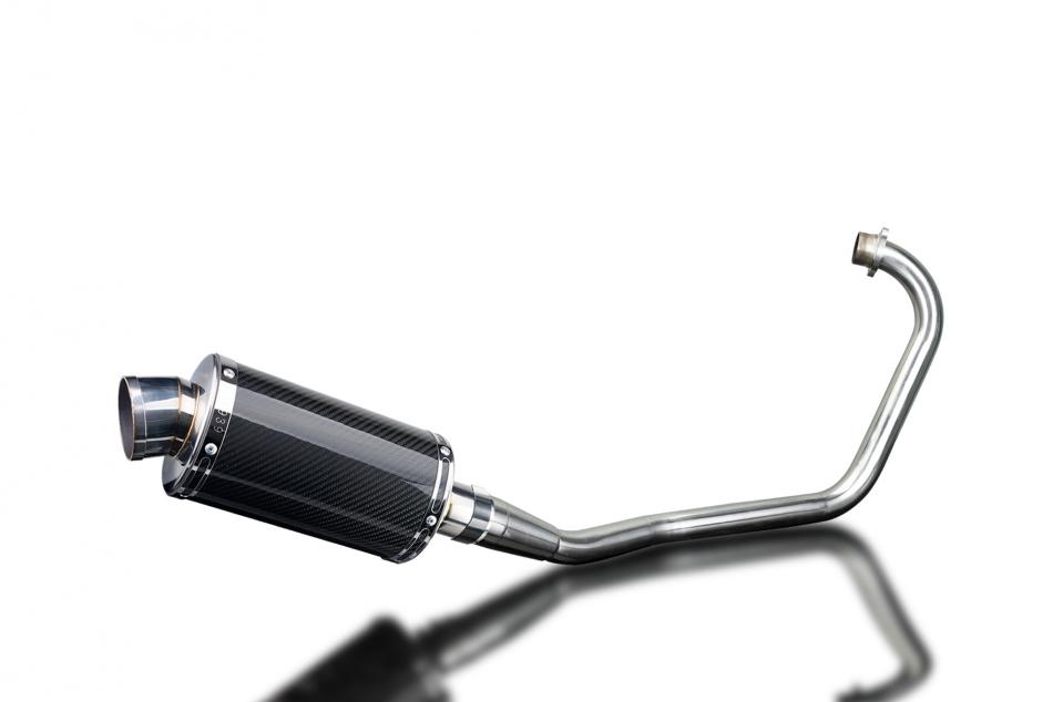 HONDA CBF125 2008-2015 Echappement Complet Silencieux 225 Ovale Carbone PISTE