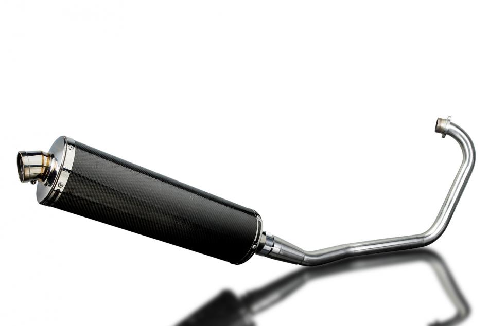 HONDA CBF125 2008-2015 Echappement Complet Silencieux 450 Ovale Carbone