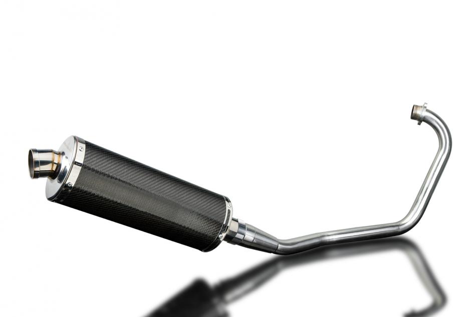HONDA CBF125 2008-2015 Echappement Complet Silencieux 350 Ovale Carbone