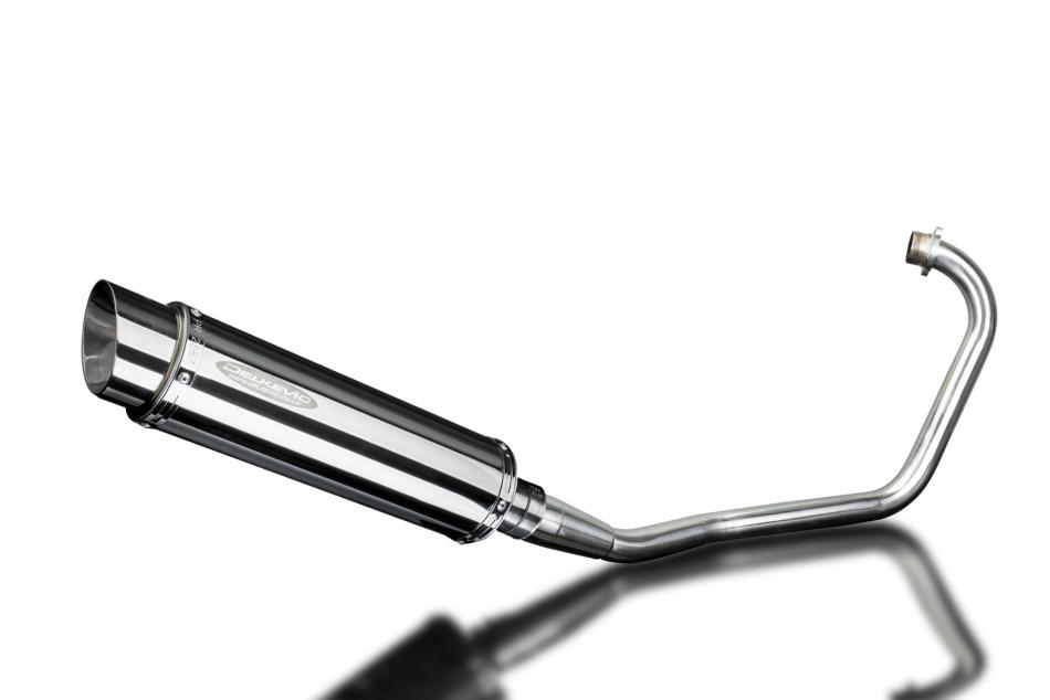 HONDA CBF125 2008-2015 Echappement Complet Silencieux 350mm Rond Inox