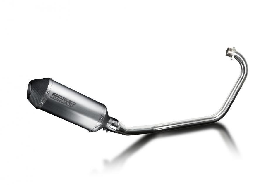 Kymco CK1 2014-2015 Echappement Complet Silencieux 260mm X-Ovale Titane