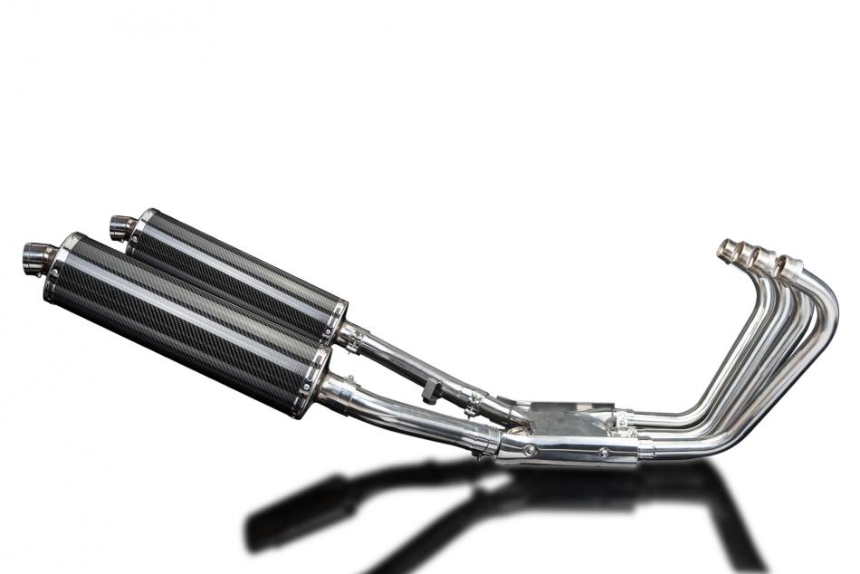 YAMAHA XJR1300 04 05 06 Echappement Complet 450mm Ovale Carbone PISTE
