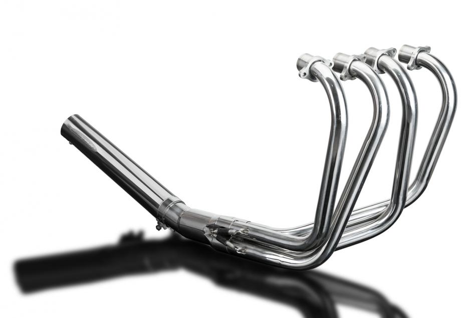 HONDA CB550F Supersport 75-77 Echappement Complet Inox 4-1 Classique Court-Droit