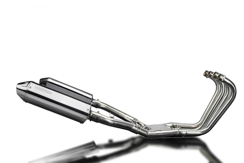 YAMAHA FJ1100 1984-1985 Echappement Complet 4-2 Silencieux 320mm Tri-Ovale Inox