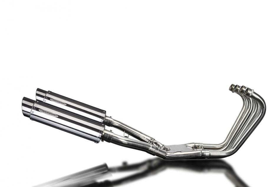 YAMAHA FJ1100 1984-1985 Echappement Complet 4-2 Silencieux 350mm Rond Inox