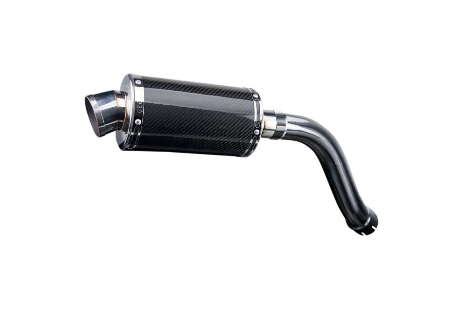 SUZUKI SV650 SV650S 2003-2015 Echappement HAUT Silencieux 225 Ovale Carbon PISTE