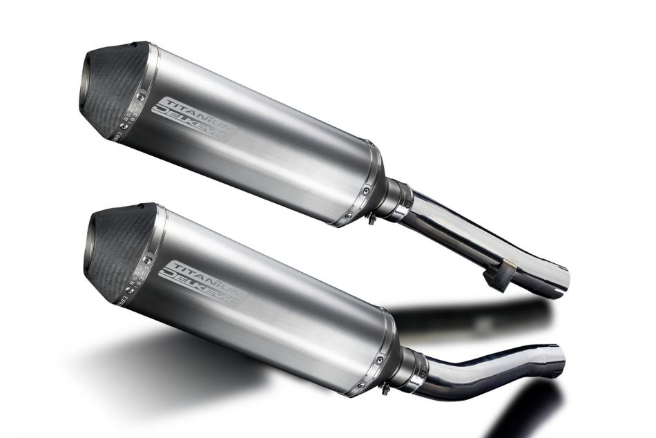 YAMAHA XJR1300 2004-2006 Echappement Silencieux 343mm X-Ovale Titane