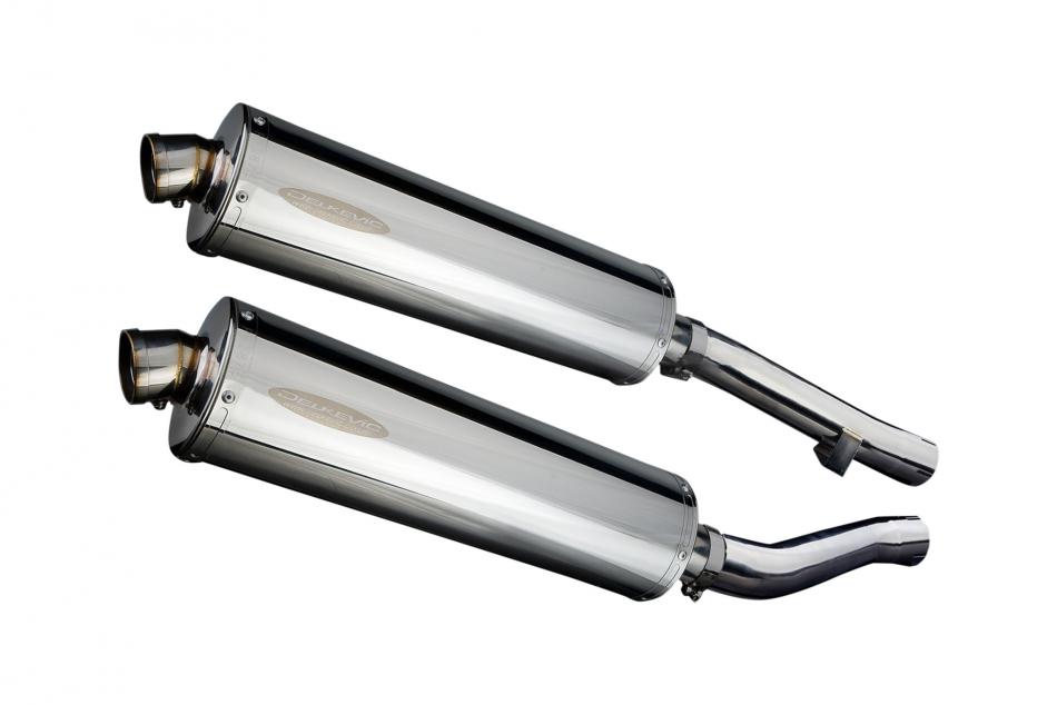 YAMAHA XJR1300 2004-2006 Echappement Silencieux 450mm Ovale Inox