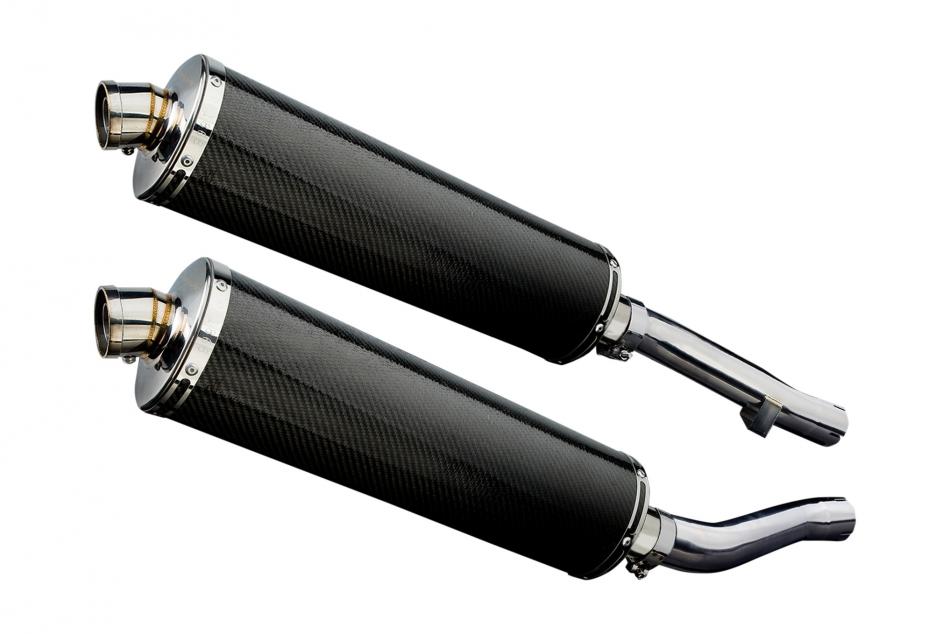 YAMAHA XJR1300 2004-2006 Echappement Silencieux 450mm Ovale Carbone