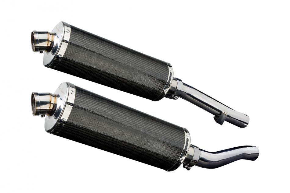 YAMAHA XJR1300 2004-2006 Echappement Silencieux 350mm Ovale Carbone