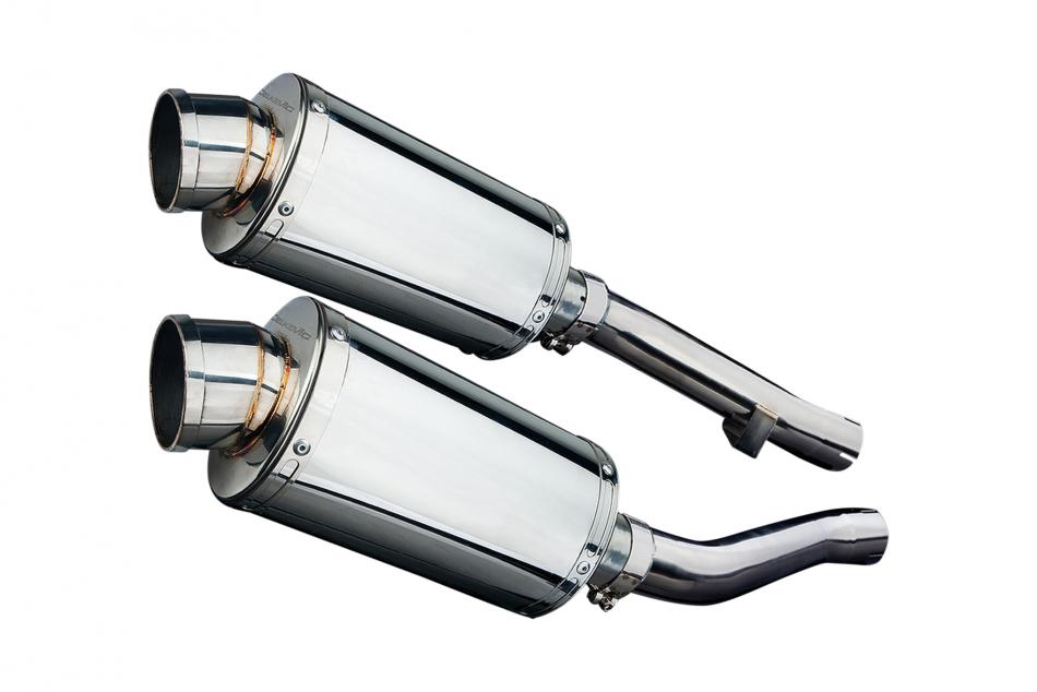 YAMAHA XJR1300 2004-2006 Echappement Silencieux 225mm Ovale Inox PISTE