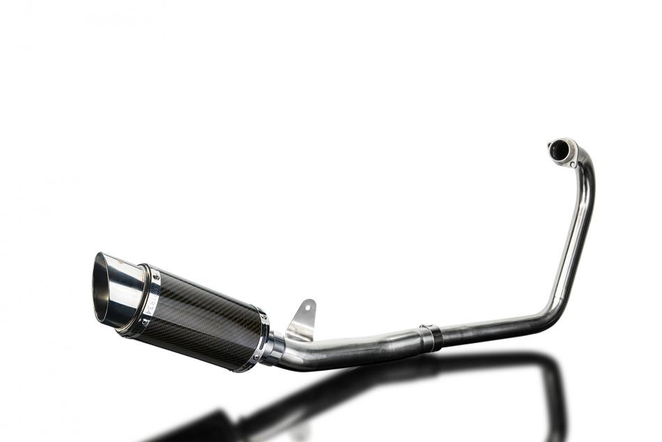 HONDA CBF250 2004-2012 Echappement Complet 200mm Rond Carbone PISTE