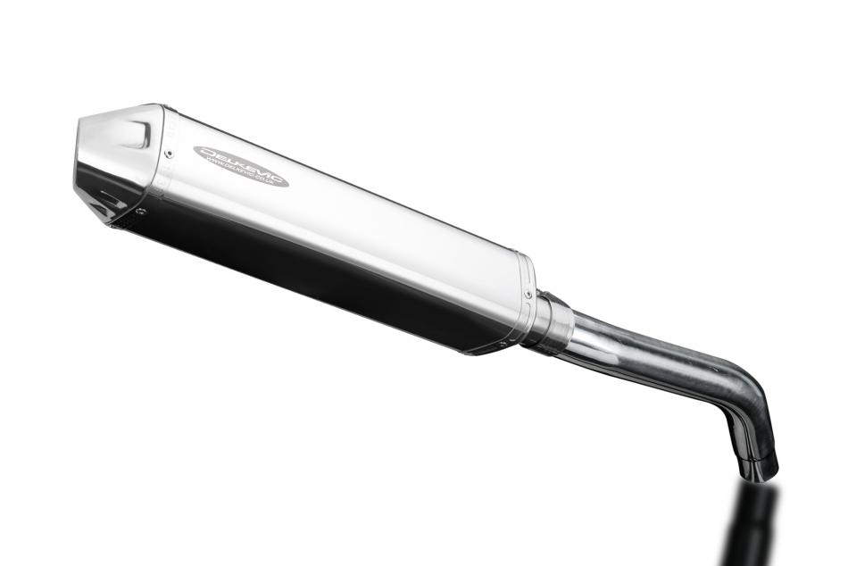 Triumph Tiger 800 XR 2015-2019 Echappement KIT-Silencieux 420mm Tri-Ovale Inox