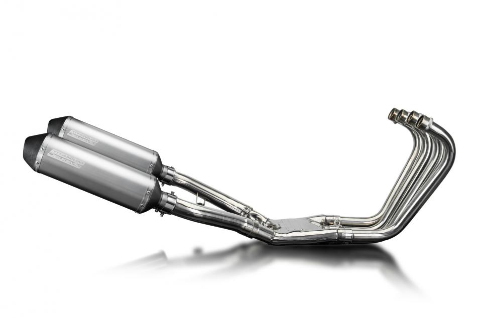 Yamaha FJ1200 1TX 86-87 Echappement Complet 4-2 Silencieux 343mm X-Ovale Titane