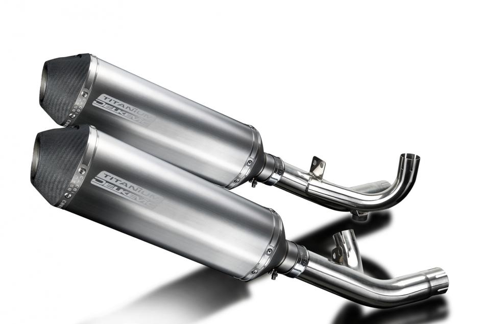 YAMAHA V-Max 1700 2009-2016 Echappement DECAT Silencieux 343mm X-Ovale Titane