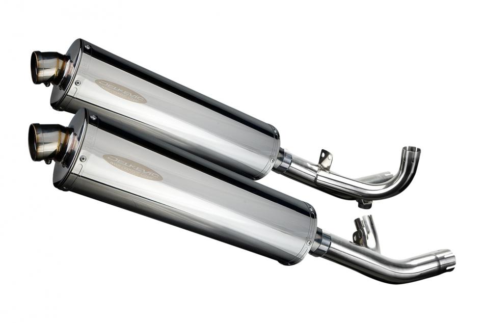 YAMAHA V-MAX 1700 2009-2016 Echappement DECAT Silencieux 450mm Ovale Inox