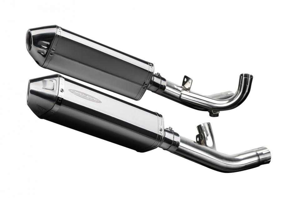YAMAHA V-MAX 1700 2009-2016 Echappement DECAT Silencieux 320mm Tri-Ovale Inox