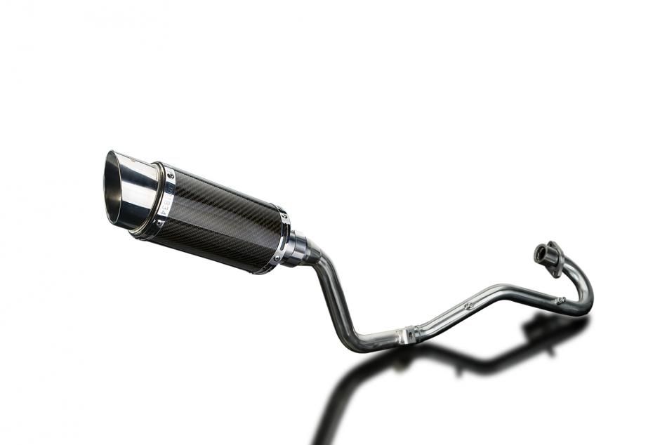 HONDA XR125L 2003-2010 Echappement Complet 200mm Rond Carbone PISTE