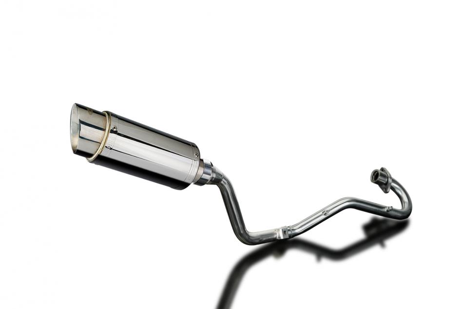 HONDA XR125L 2003-2010 Echappement Complet silencieux 200 Rond Inox PISTE