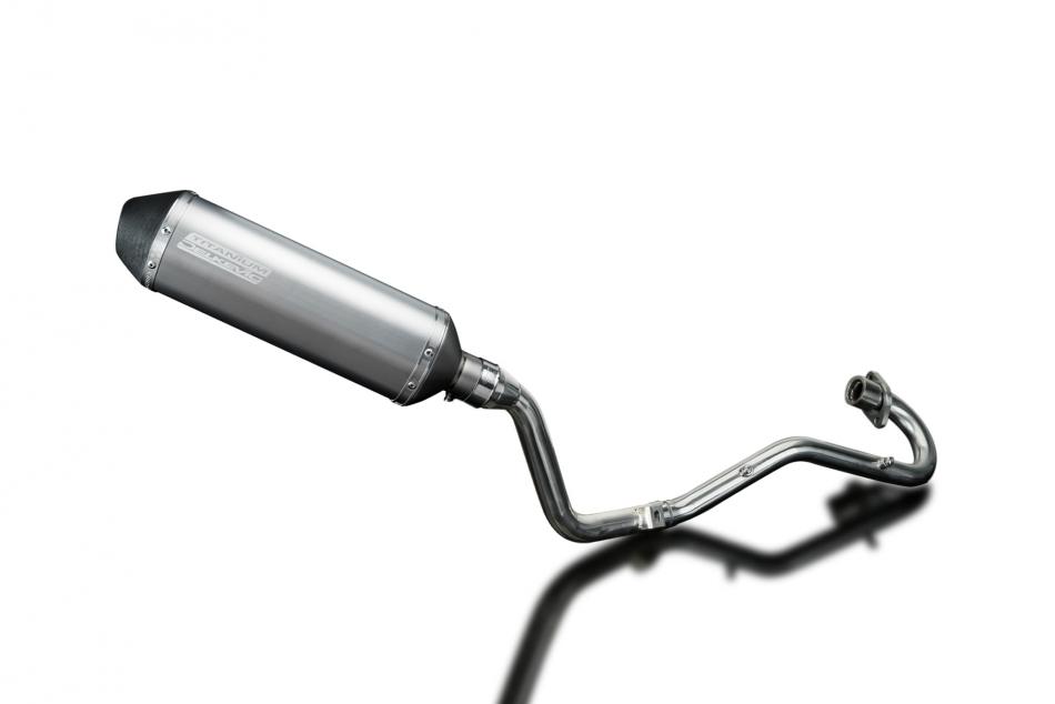 HONDA XR125L 2003-2010 Echappement Complet Silencieux 343mm X-Ovale Titane