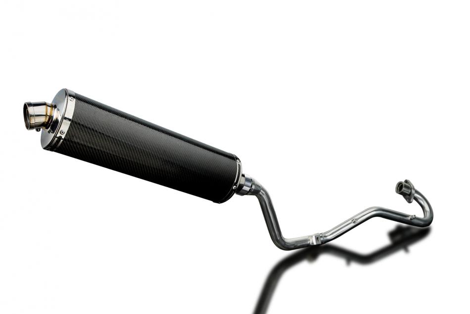 HONDA XR125L 2003-2010 Echappement Complet Silencieux 450 Ovale Carbone