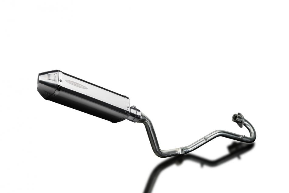 HONDA XR125L 2003-2010 Echappement Complet Silencieux 320mm Tri-Ovale Inox