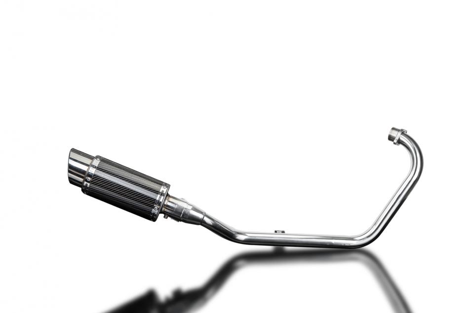 HONDA CB125F 2015-2018 Echappement Complet 200mm Rond Carbone PISTE