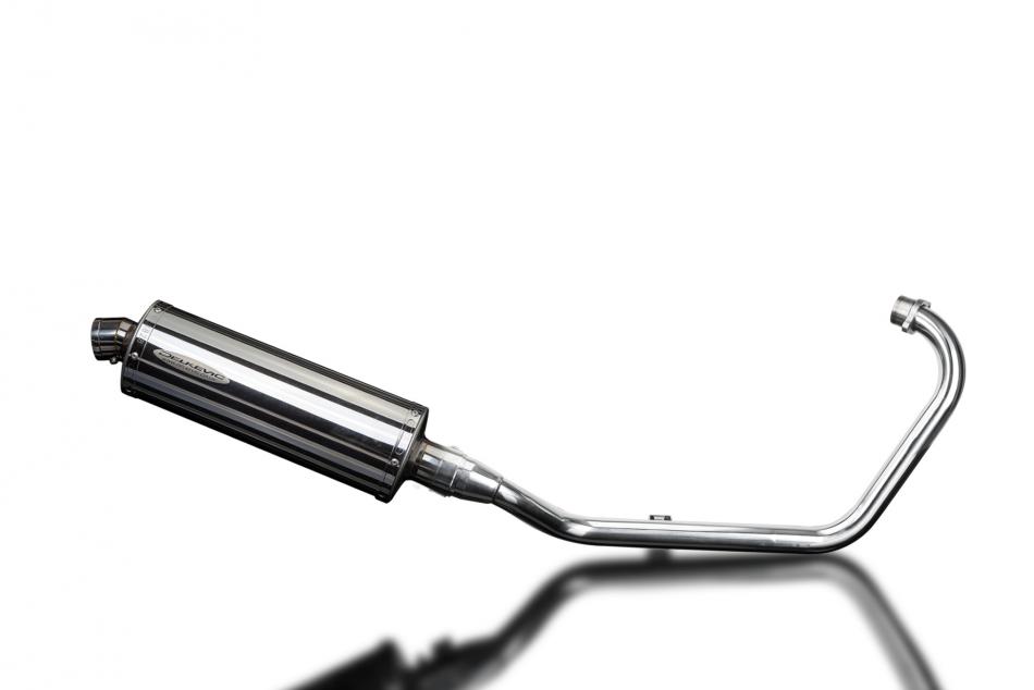 HONDA CB125F 2015-2018 Echappement Complet Silencieux 350mm Ovale Inox