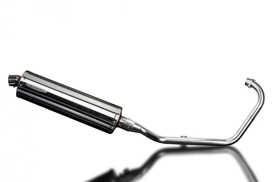 HONDA CB125F 2015-2018 Echappement Complet Silencieux 450mm Ovale Inox